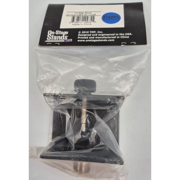 OSS TM-03 Table Mic Clamp 2x2" New SEALED On Stage Stands - Picture 8 of 9